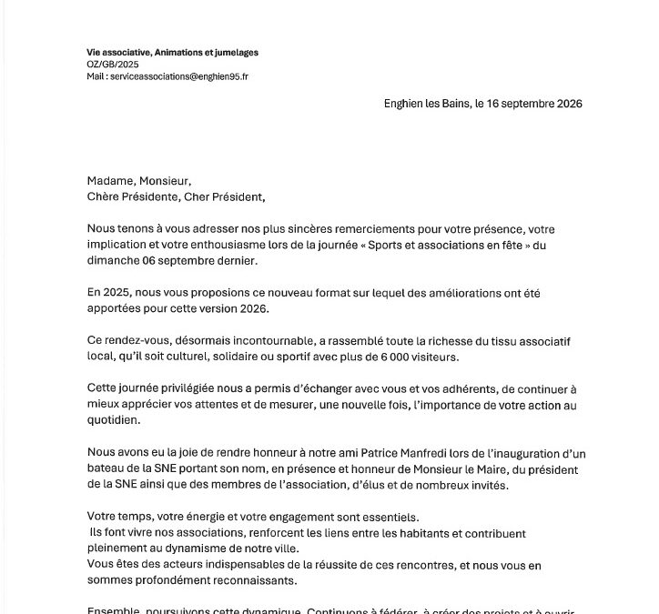 Sports et associations en fête